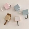 1pcs New Cute Cartoon Cat Hooks with Strong Adhesive