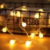 A Spherical String Light with 30 LED Fairy Lights