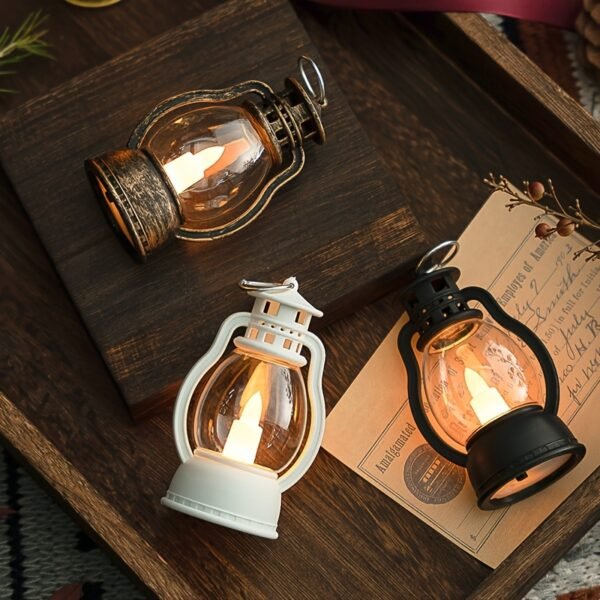 Retro LED Holiday Lantern random colour
