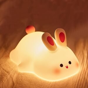 USB Rechargeable Big Face Rabbit Night Light