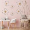 Set of 6 Daisy Wall Decorations