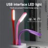 1PCS USB- Ultra-Thin Bendable LED Light Compatible for Smartphones/Tablets/Laptops random colour