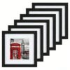 Classic Square Photo Frame Set – 6x6 Inch Wall Picture Frames