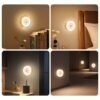 Touch Control Adjustable LED Night Light – 3 Color Modes (Warm, White, Natural)