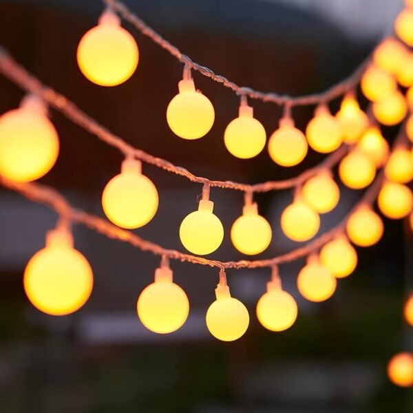 A Spherical String Light with 30 LED Fairy Lights