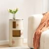 Storage Cabinet Floor Bedside Table Multi-Layer Organizer Suitable for Bedroom
