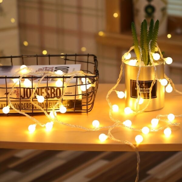 A Spherical String Light with 30 LED Fairy Lights