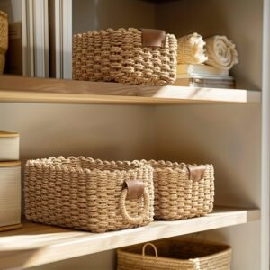 3pcs Woven Storage Basket