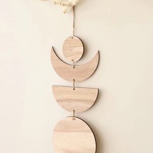 Bohemian Moon Wooden Wall Hanging Décor