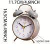 1pc 4-inch retro super loud alarm clock random color