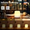 1 Touch-activated Bedside Lamp LED Desk Lamp