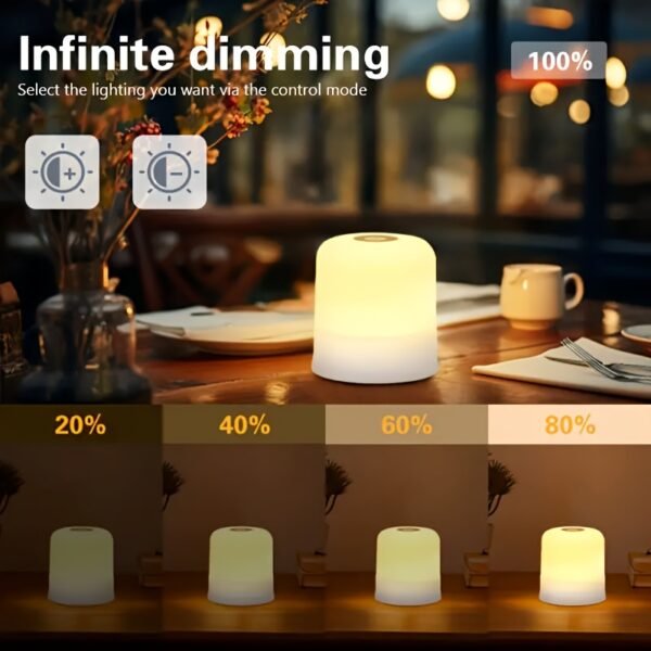1 Touch-activated Bedside Lamp LED Desk Lamp