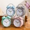 1pc 4-inch retro super loud alarm clock random color