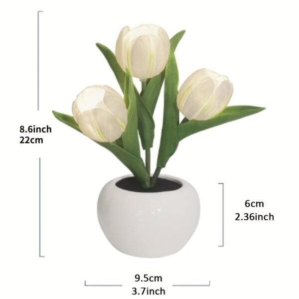 e37ddd895657f4dc459234fb59577ac9.jpg Tulip Flower LED Table Lamp – Decorative Bedside Ambient Light random colour