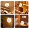Touch Control Adjustable LED Night Light – 3 Color Modes (Warm, White, Natural)