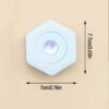 1pc Creative White Hexagonal Cat's Eye Colorful Wall Lamp Sunset Red Projection Sunset Light
