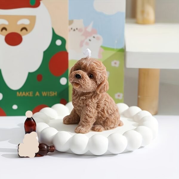 Adorable Little Dog Scented Candles Without Smoke